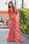 Chuneri Vol 4 By Kashvi Mono Georgette Daily Wear Saree Orders In India 